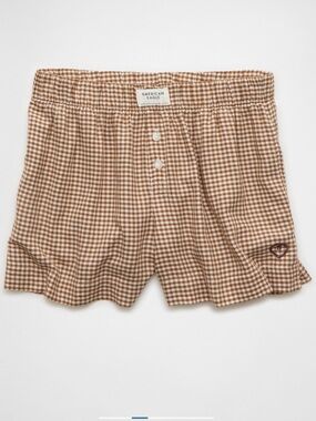 AE Flannel Boxer Sleep Short